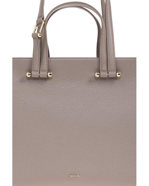 Furla Blue "Duetto Large" Shopper Bag