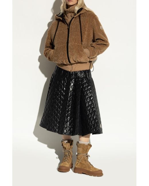 Moncler Natural 'Vera High' Ankle Boots