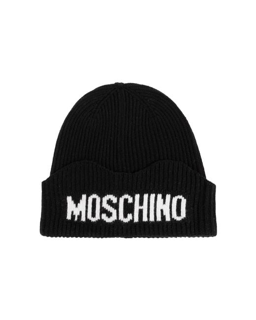 Moschino Brown Cap With Logo