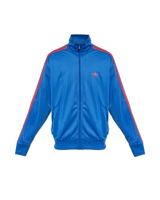 Adidas Originals Blue Sports Sweatshirt With Logo for men