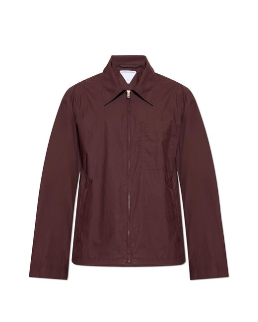 Bottega Veneta Purple Jacket With Pocket for men