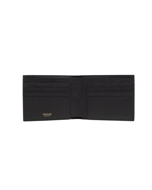 Ferragamo Black Leather Wallet for men