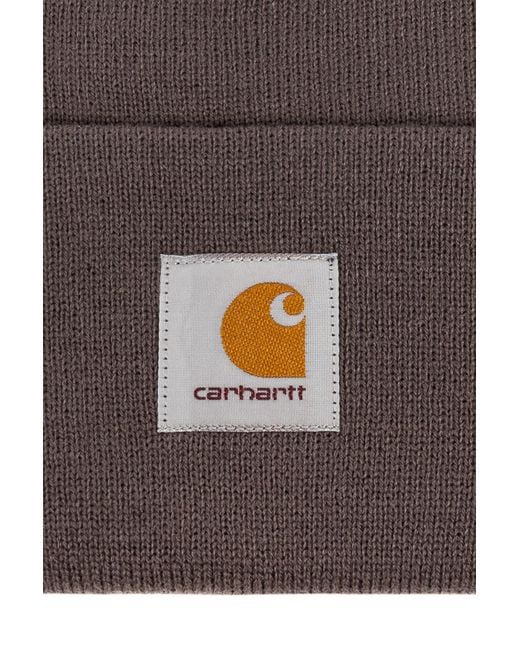 Carhartt Brown Cap With Patch
