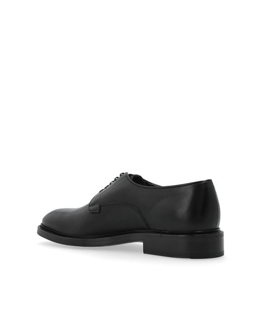 Paul Smith Black Leather Shoes for men
