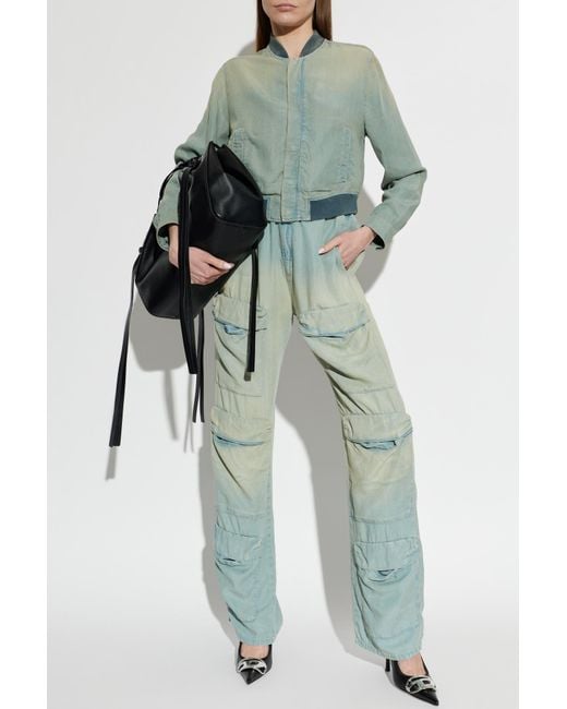 DIESEL Green "D-Pocky-S" Trousers