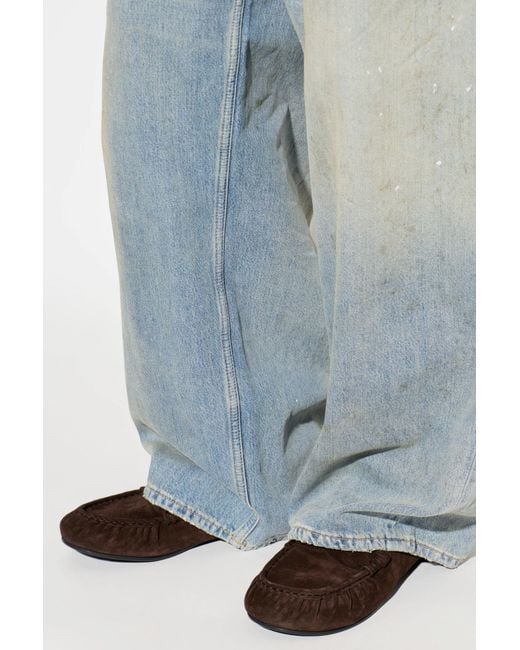 Acne Black Suede Shoes for men