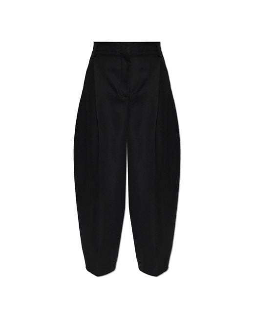 Jacquemus Black Wool Trousers 'Miami'