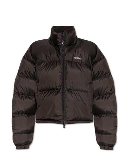Vetements Black Down Jacket