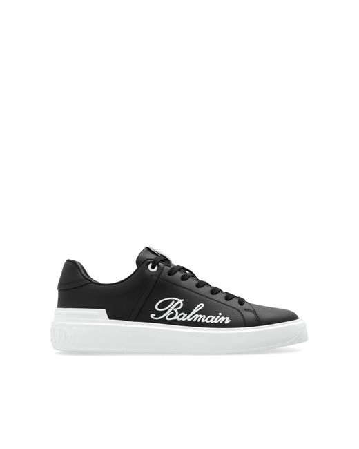 Balmain Black ‘B-Court’ Sneakers for men