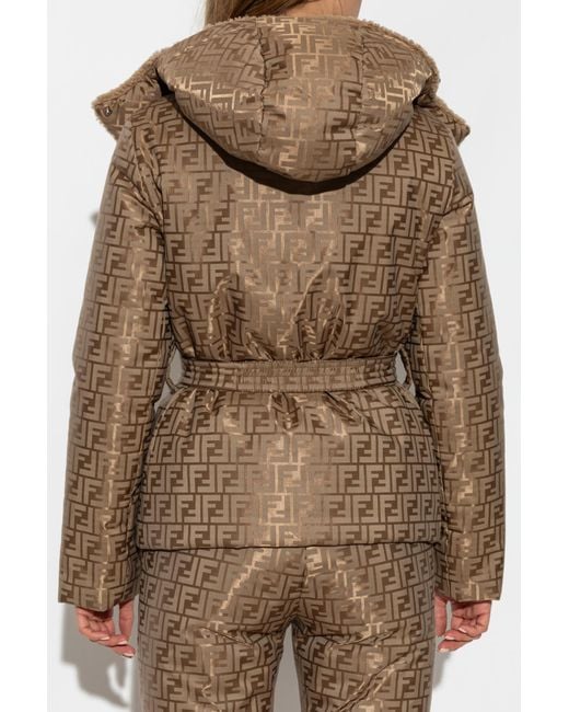 Fendi Natural Insulated Ski Jacket