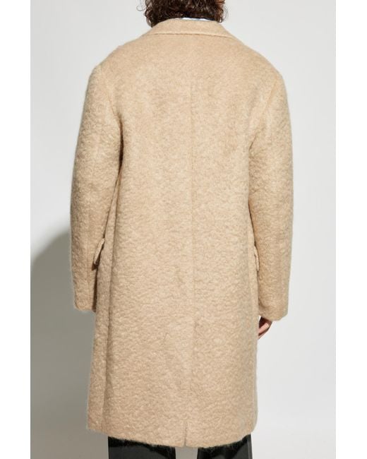 Dries Van Noten Natural Coat "Rustic" for men