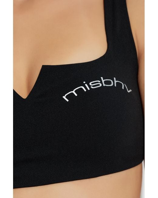 M I S B H V Black Top With Logo