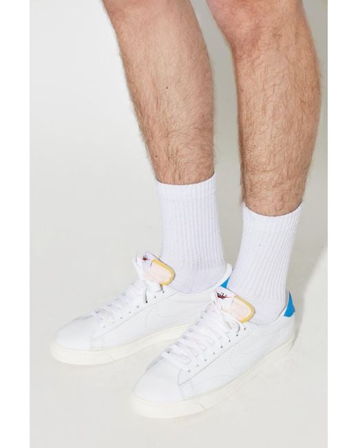 Nike White Sports Shoes "Tennis Classic Ac" for men