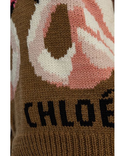 Chloé Blue Wool Sweater