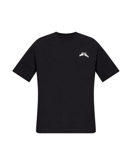 Samsøe & Samsøe Black T-Shirt "Saflorian" for men