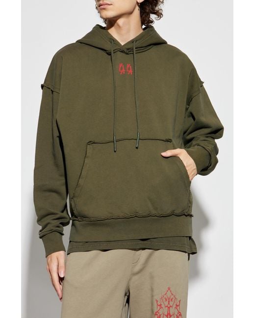 44 Label Group Green Hoodie for men