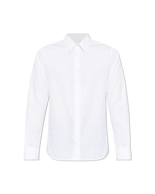 AMI White Cotton Shirt for men