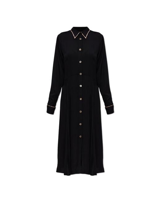 Paul Smith Black Dress With Long Sleeves