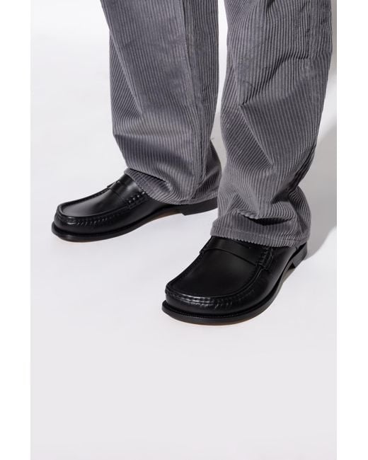 Loewe Black “Campo” Loafers Shoes for men