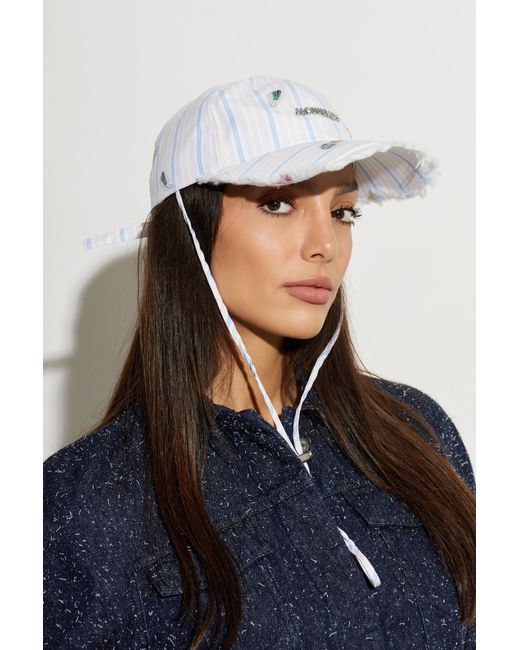 Jacquemus Blue Baseball Cap for men