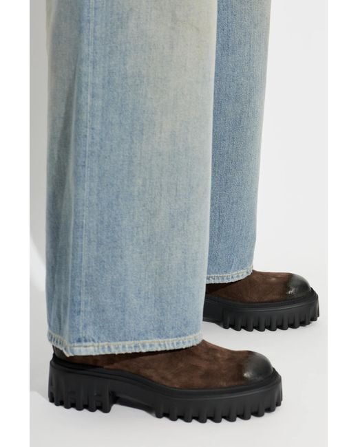 Hogan Brown 'H700 Chelsea' Chelsea Boots