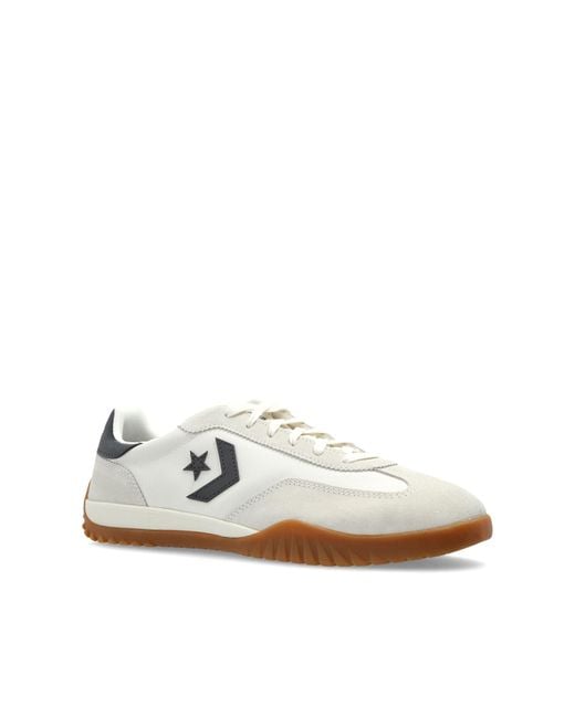 Converse White Sports Shoes "Run Star Trainer Ox" for men