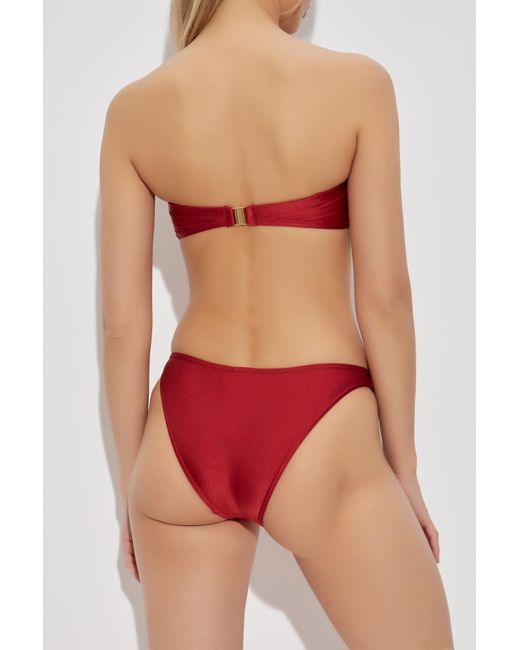 Zimmermann Red Bikini Top