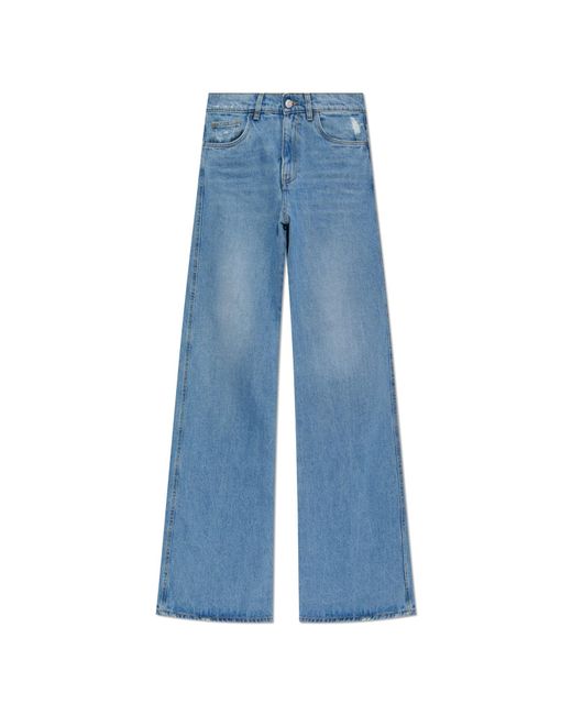 Coperni Blue Jeans With Vintage Effect