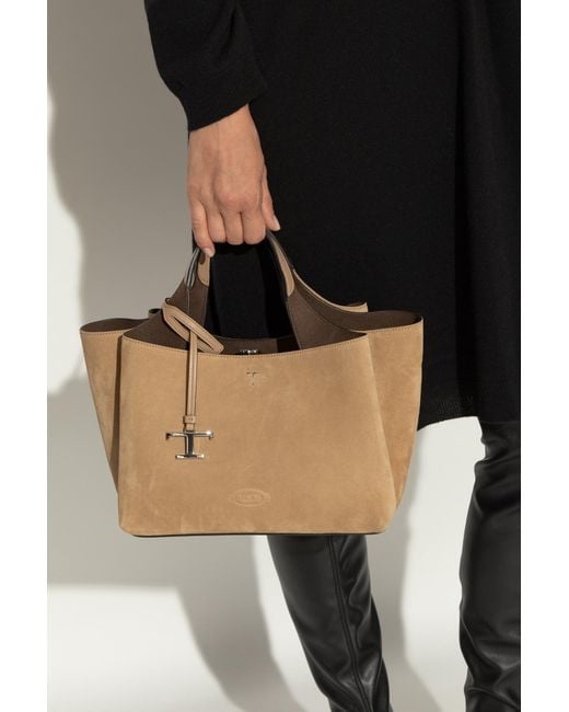 Tod's Black Suede Bag