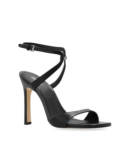 MICHAEL Michael Kors Black ‘Amara’ High-Heeled Sandals