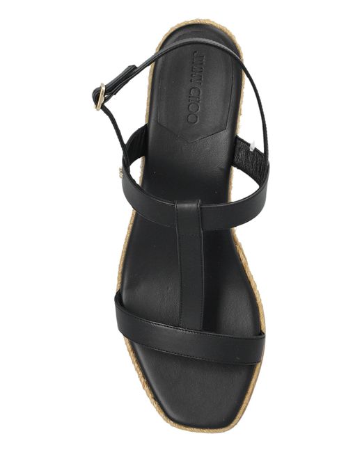 Jimmy Choo White Wedge Shoes 'Theia'