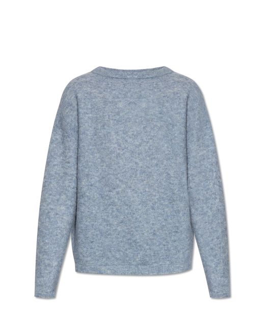 Acne Studios Relaxed-fitting Sweater in Blue | Lyst