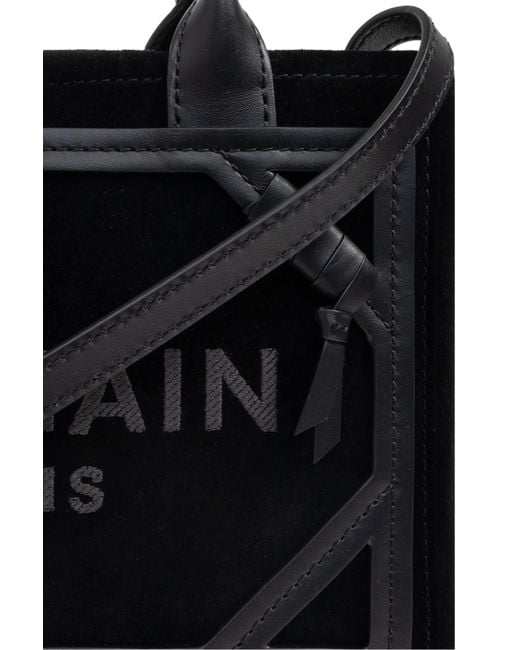 Balmain Black B-Army Small Shopper Bag