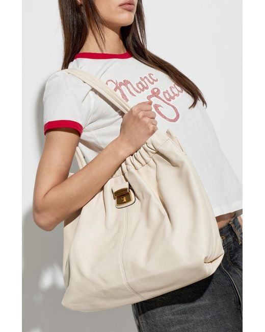 Marc Jacobs White The Cristina Tote Bag