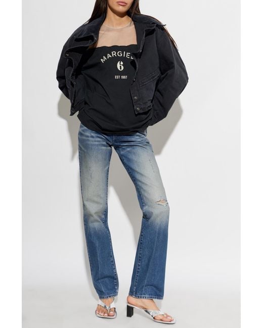Maison Margiela Black Oversize Denim Jacket