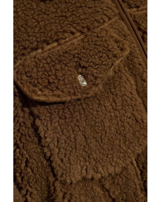 DSquared² Blue Furry Jacket for men