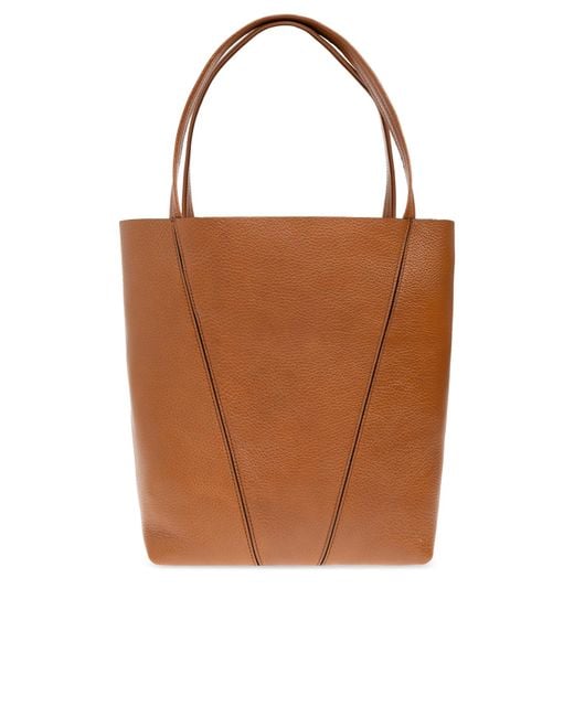 Chloé Brown Bag Spin Medium Type Shopper