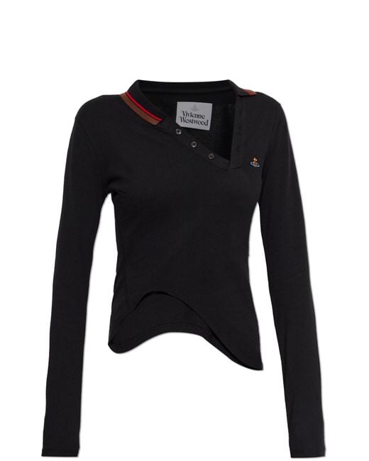 Vivienne Westwood Black Polo "Glory"