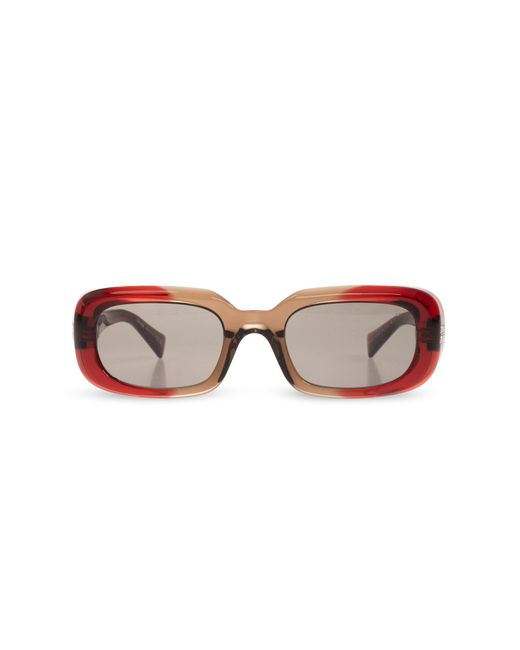 Miu Miu Red "B13S" Sunglasses