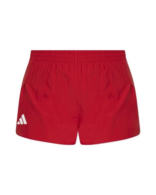 Adidas Originals Red Shorts From The Adizero Collection