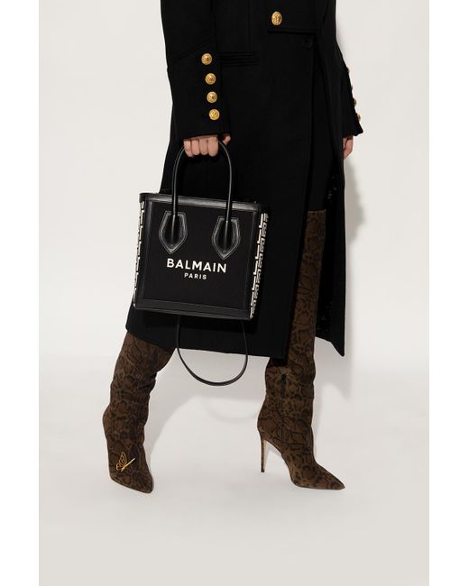 Balmain 'barmy' Shopper Bag in Black Lyst