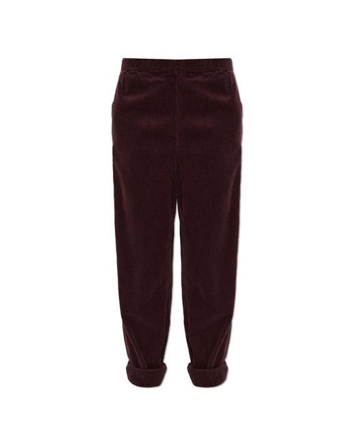 American Vintage Purple Corduroy Trousers