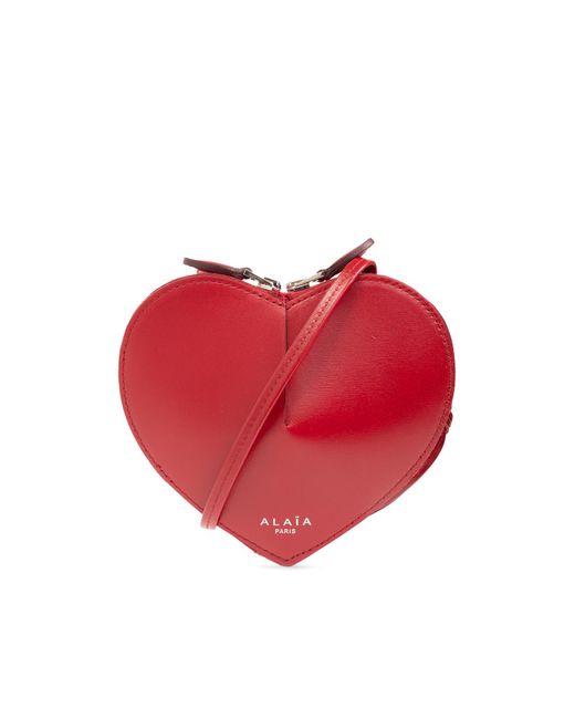 Alaïa Red 'le Coeur Mini' Shoulder Bag