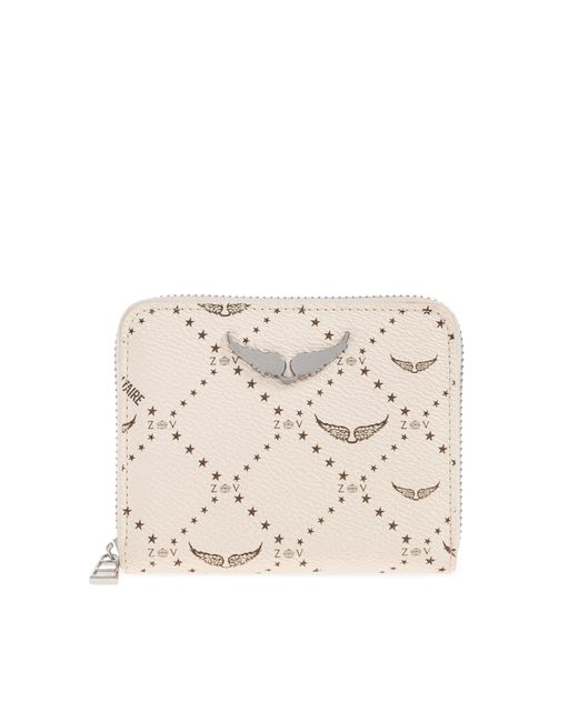 Zadig & Voltaire Natural Wallet With Pattern
