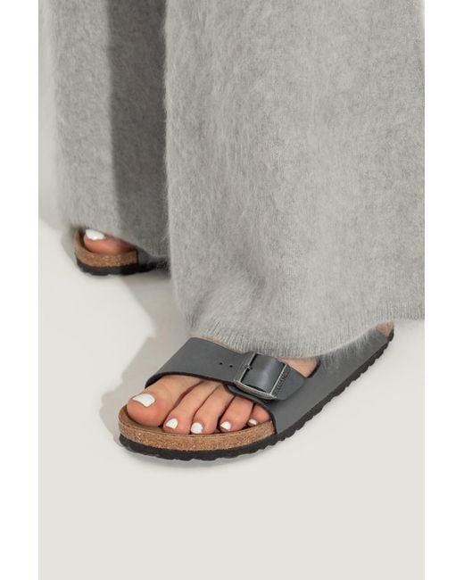 Birkenstock White Slides Arizina Bs