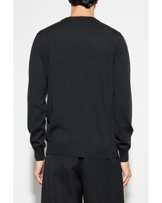 Fendi Black Wool Coat for men