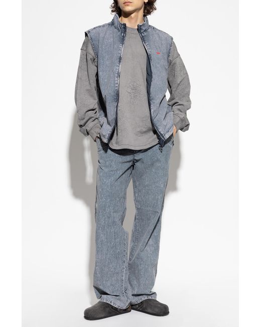 DIESEL Blue Trousers 'P-Hantik-Chino' for men