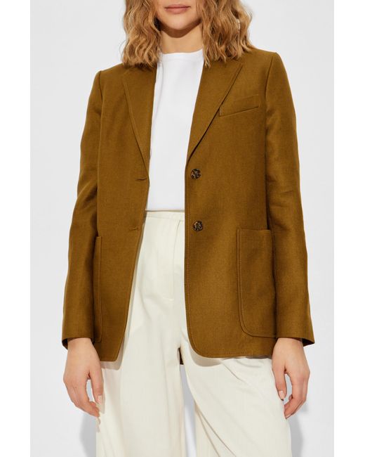 Max Mara Natural Linen Blazer Gug