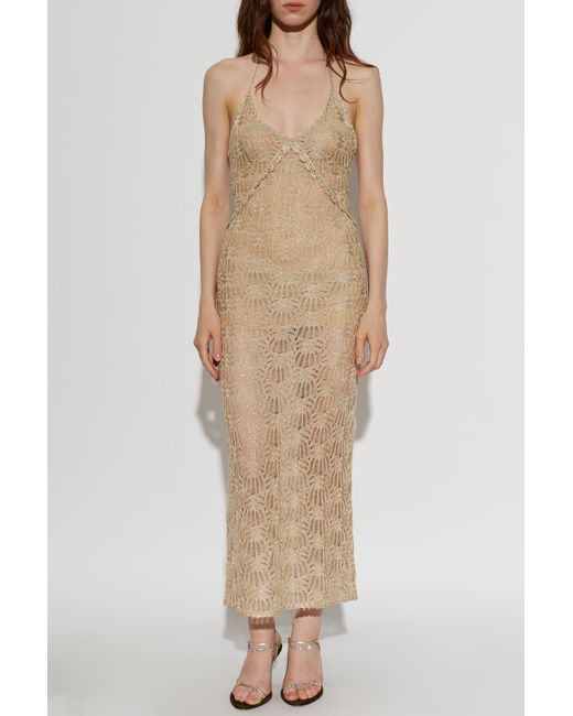 LoveShackFancy Natural Long Dress 'Vreya'