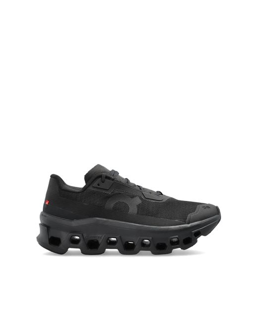 On Shoes Black Cloudmster Void Sports Shoes
